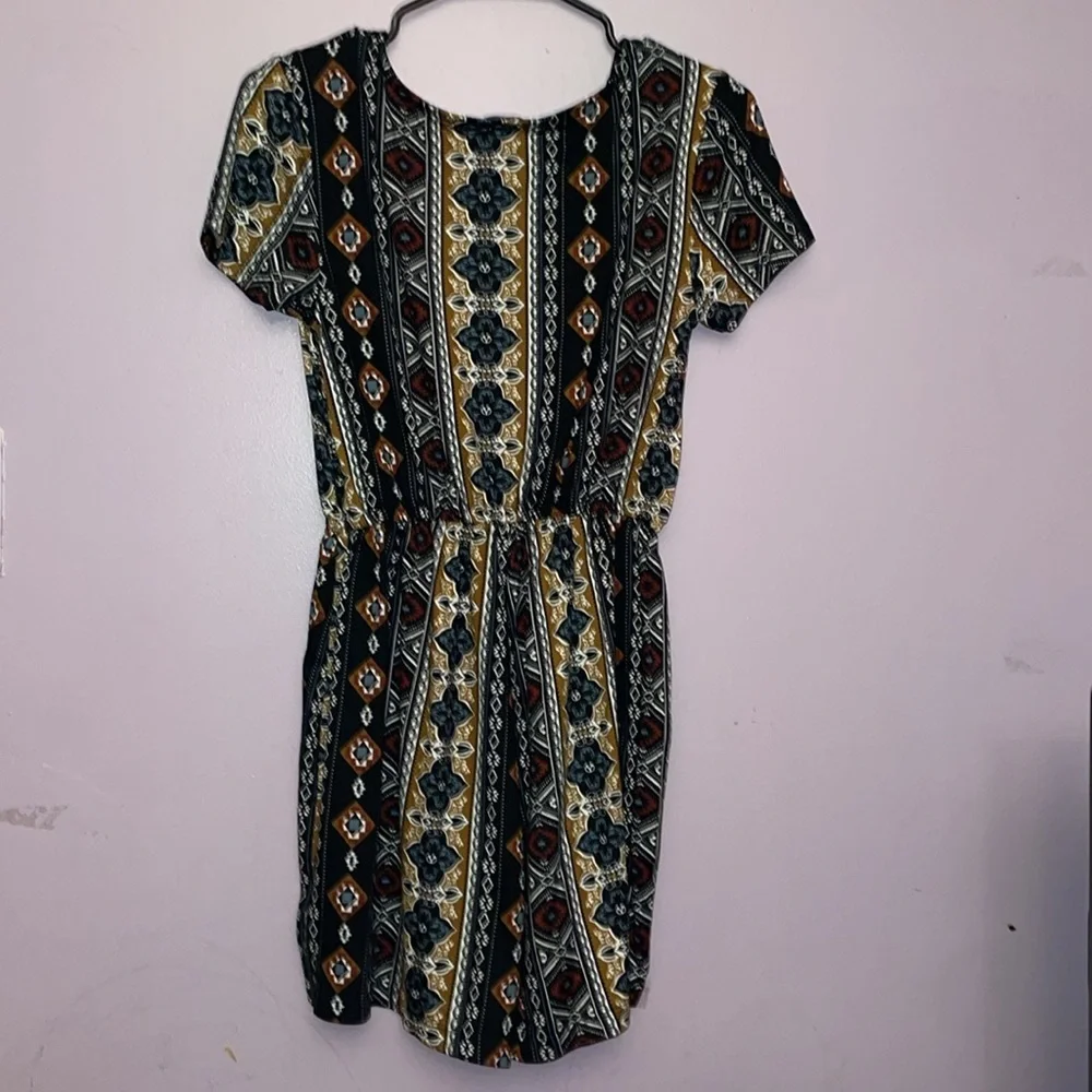 Women Black and White Striped Jumpsuit - Picture 3 of 5